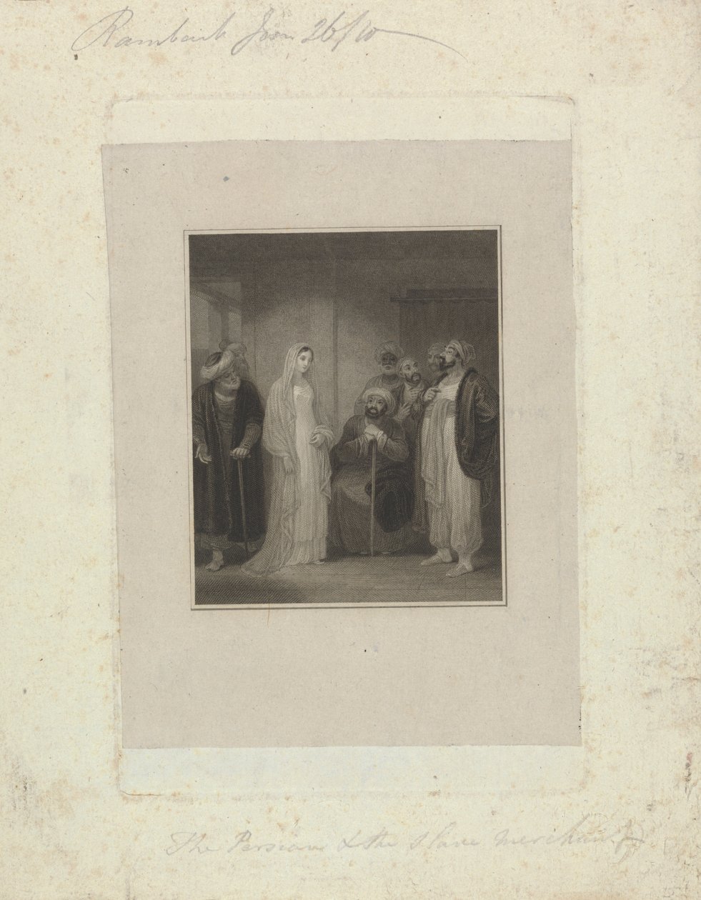 İsimsiz: Pers ve Köle Tüccarları by Robert Smirke
