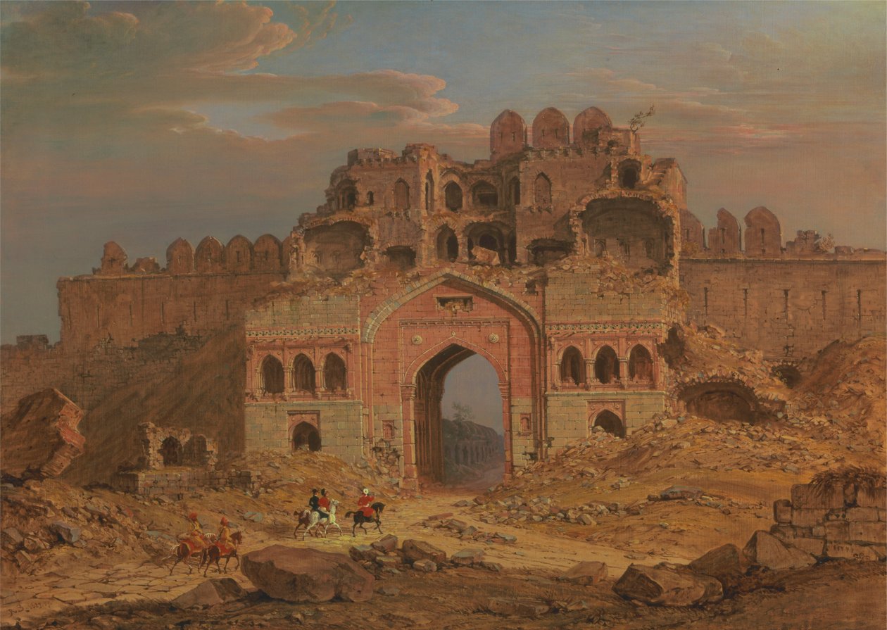 Delhi, Purana Qila'nın Ana Girişinin İçinde by Robert Smith