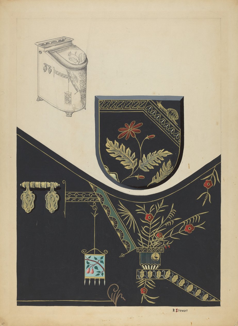 Japon Kömür Scuttle by Robert Stewart