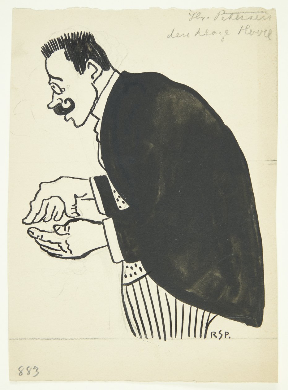 Elbise setinde beyefendi by Robert Storm Petersen