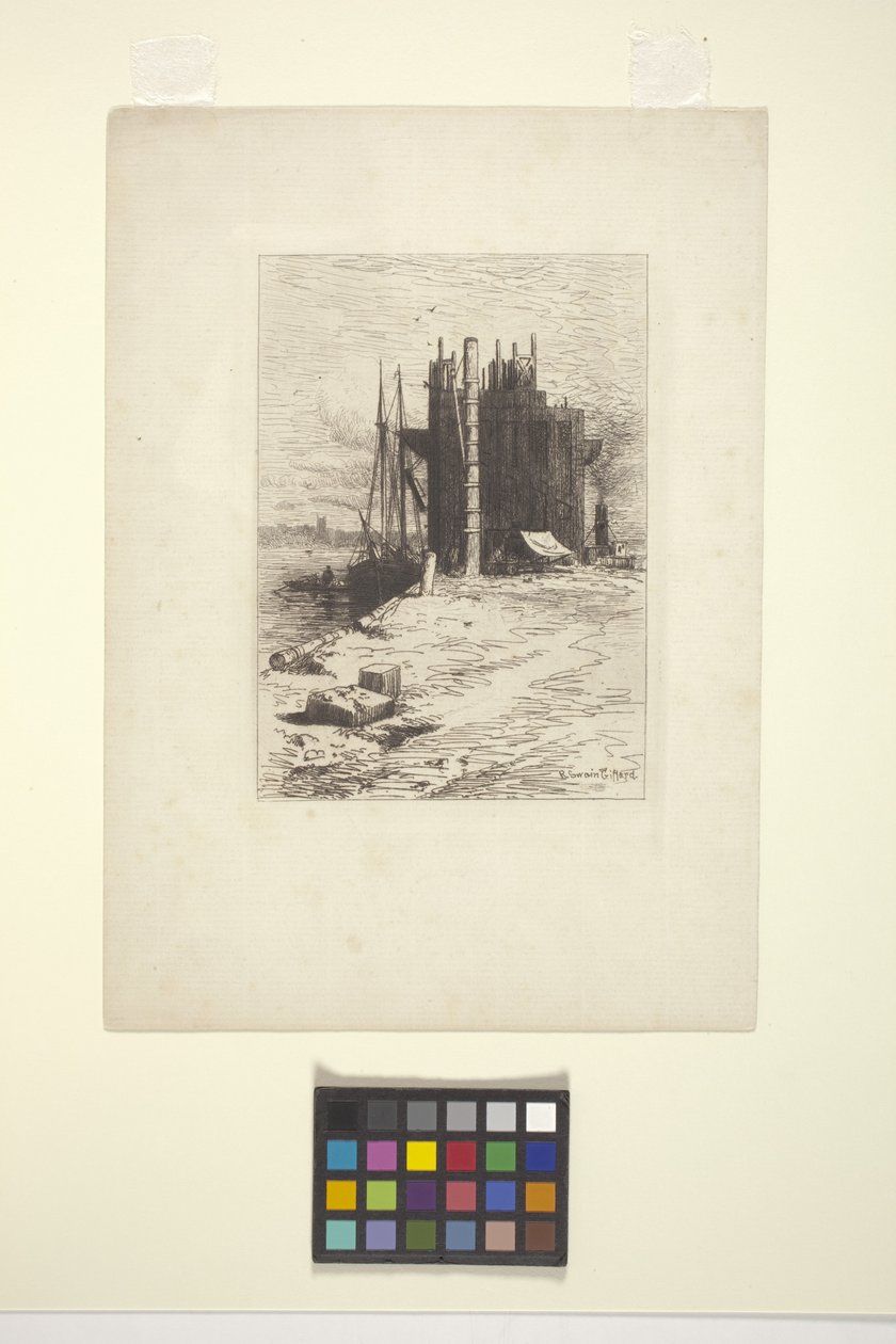 New Bedford'da Kömür Cepleri (mürekkep) by Robert Swain Gifford