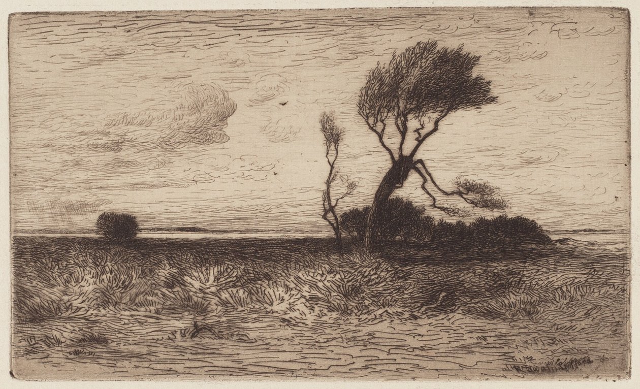 Sahile Yakın [küçük tabak] by Robert Swain Gifford