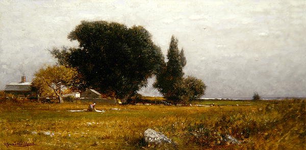 Ağaçlar ve Çayır by Robert Swain Gifford