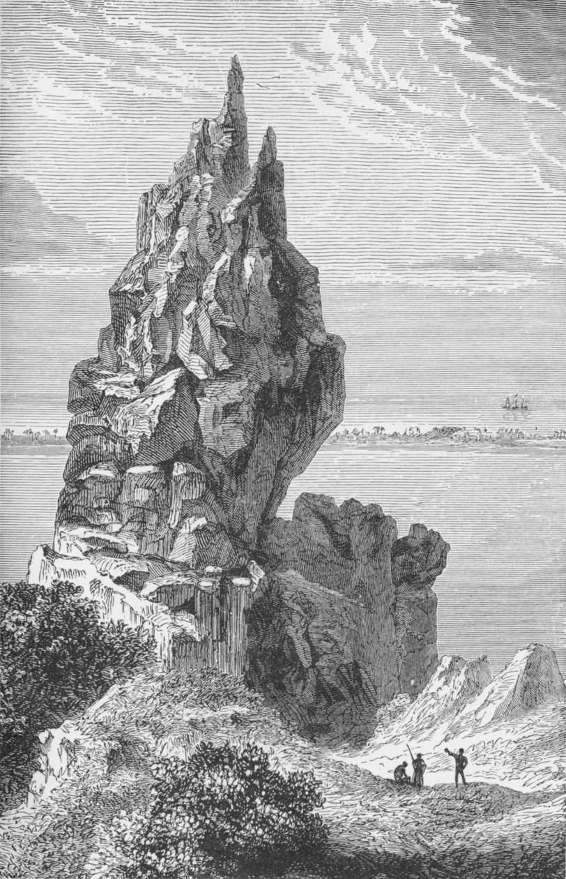 Borabora Zirvesi ve Bariyer-Resifi, c1885, 1890 by Robert Taylor Pritchett