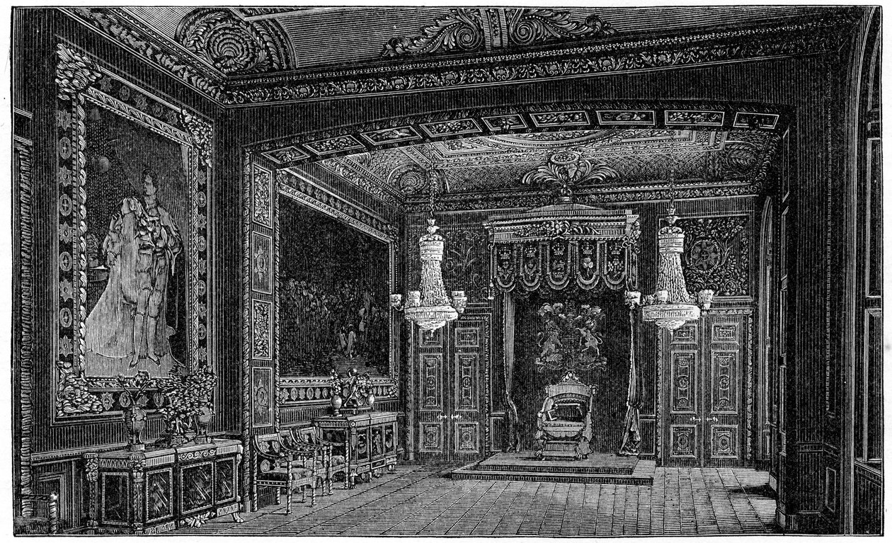 Taht Odası, Windsor, 1880. by Robert Taylor Pritchett