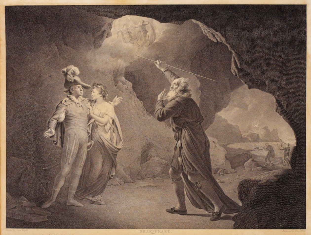 Prospero, Ferdinand ve Miranda. William Shakespeare