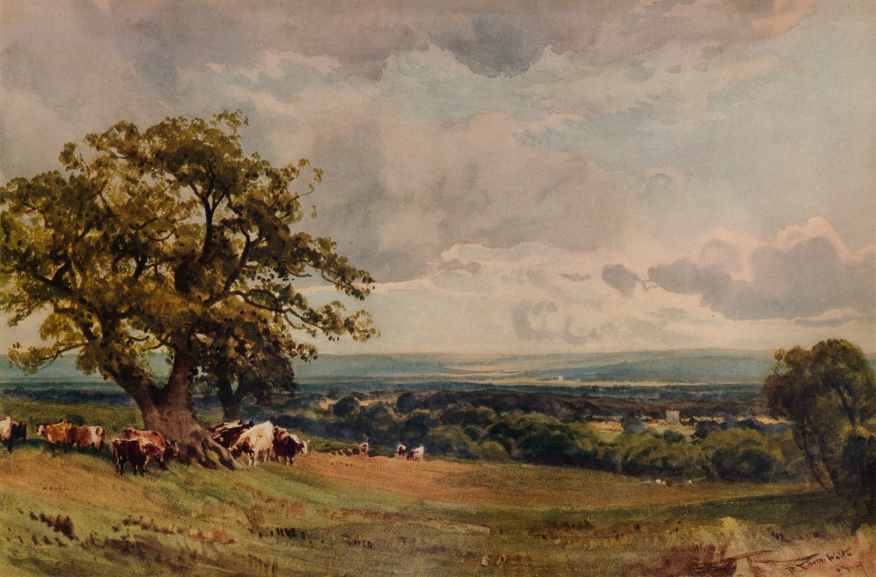 Ashford yakınlarında, Kent, 1907, 1938 by Robert Thorne Waite