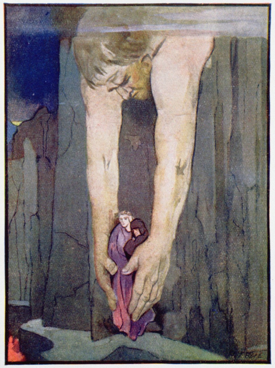 Antaeus, Virgil ve Dante