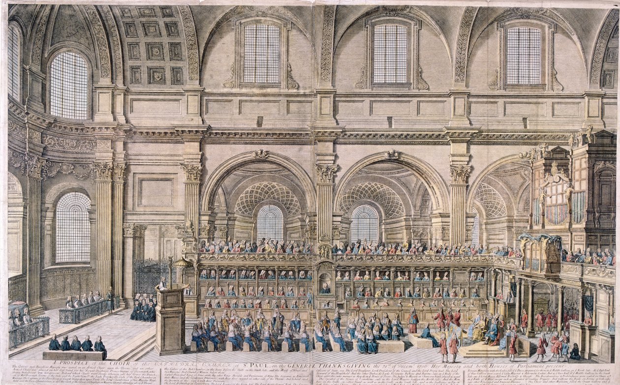 St Paul Katedrali, Londra, 1706, 1707 by Robert Trevitt