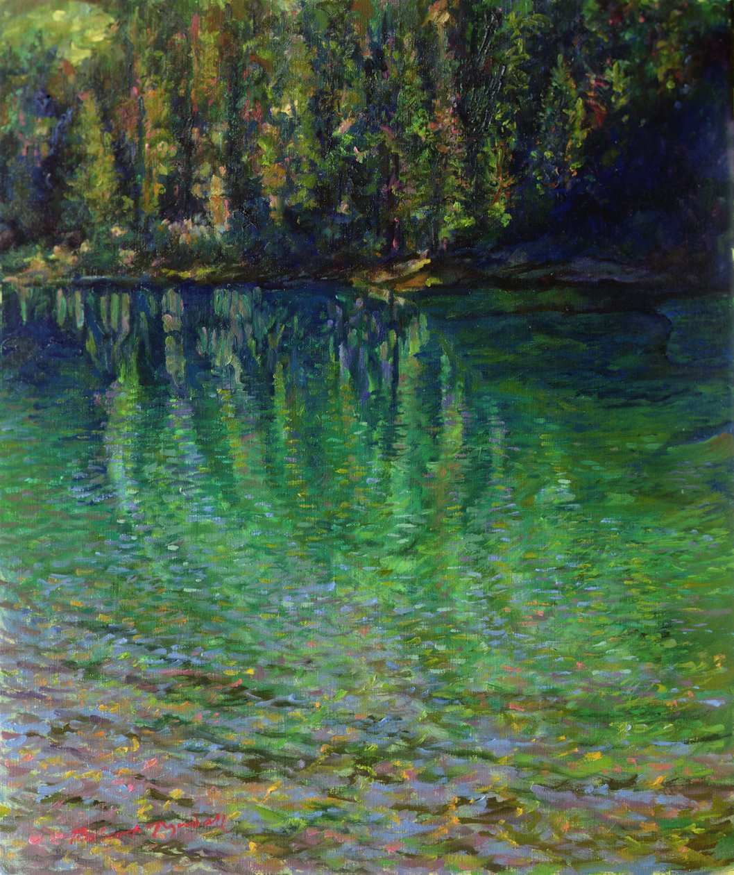 Lac du Poursolet, Haute Alpes, Fransa by Robert Tyndall