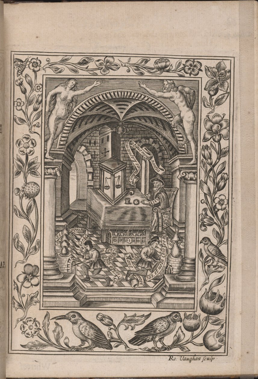 İngiliz Kimya Tiyatrosu, 1652 by Robert Vaughan