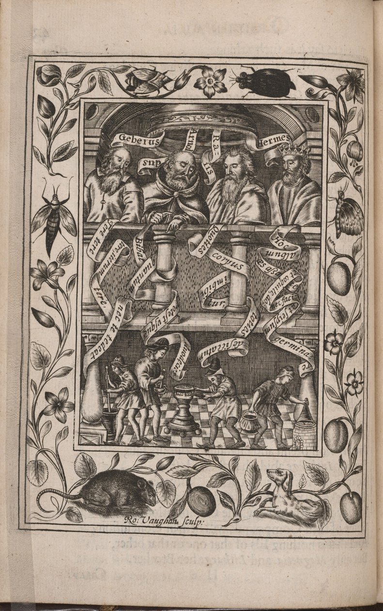 İngiliz Kimya Tiyatrosu, 1652 by Robert Vaughan
