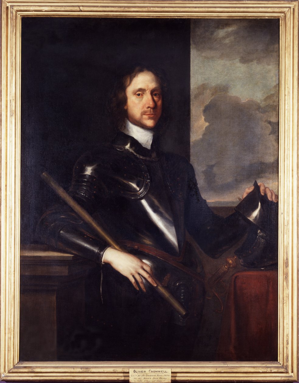 Oliver Cromwell, c.1646-49 (tuval üzerine yağlı boya) by Robert Walker