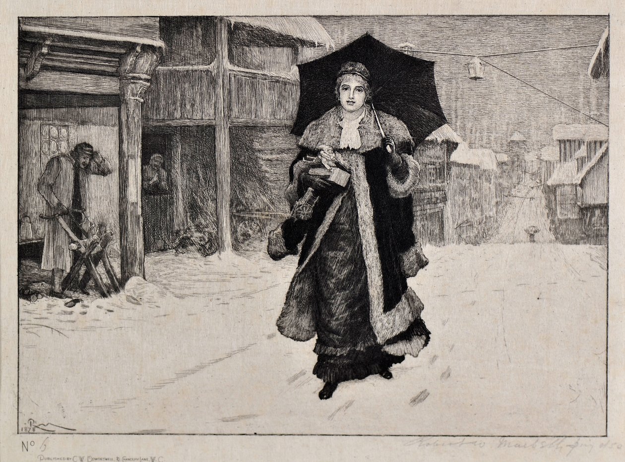 Noel sabahı by Robert Walker Macbeth