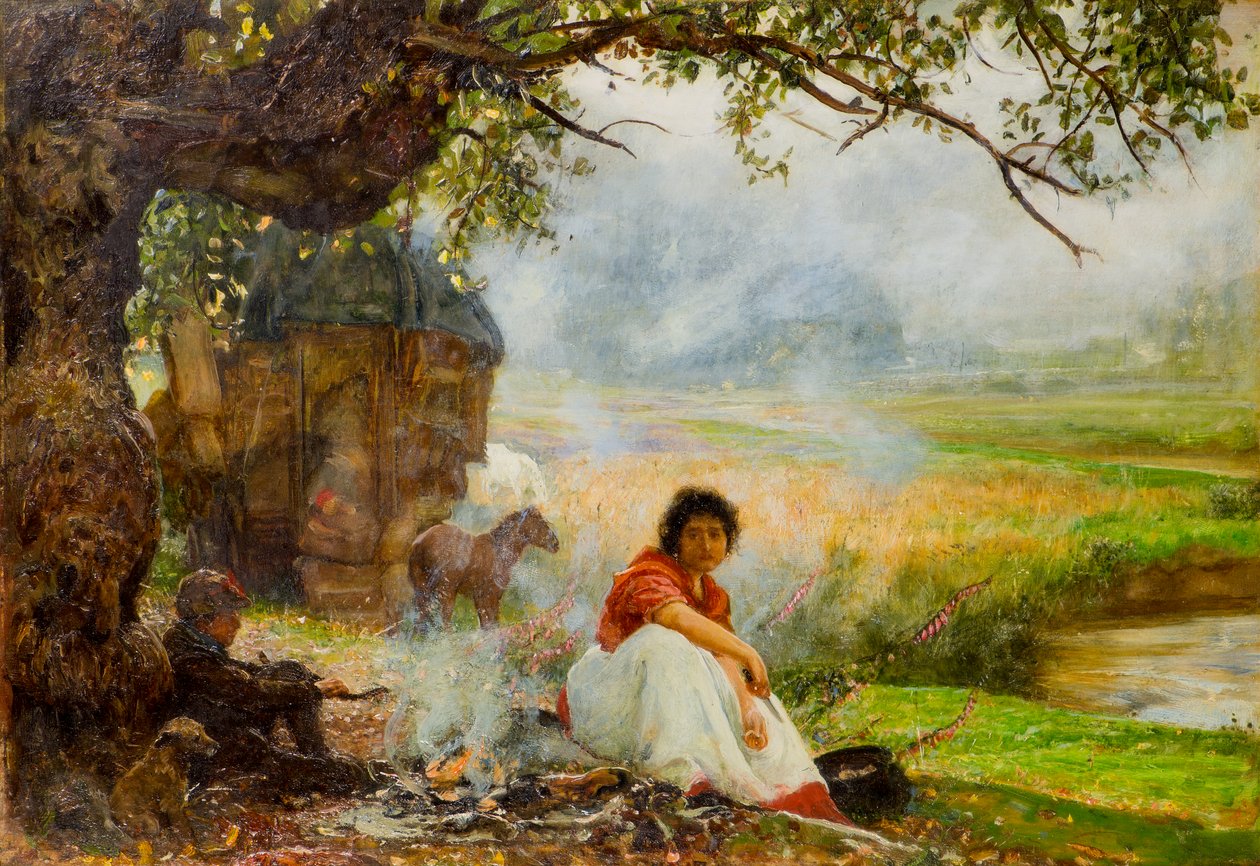 çingene kızı by Robert Walker Macbeth