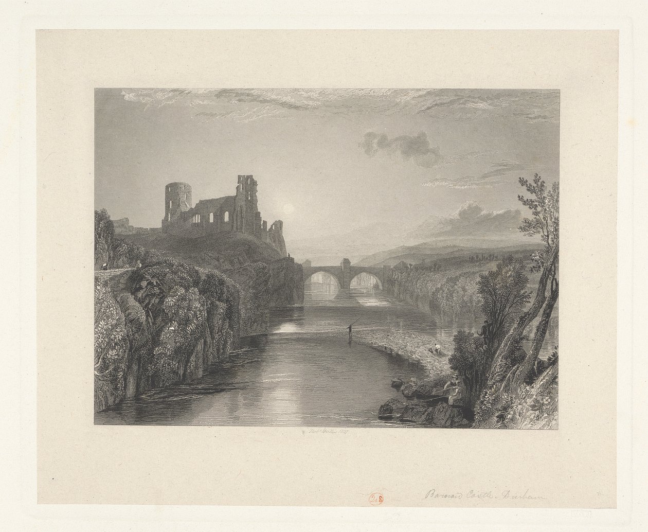 Barnard Kalesi, Durham by Robert Wallis