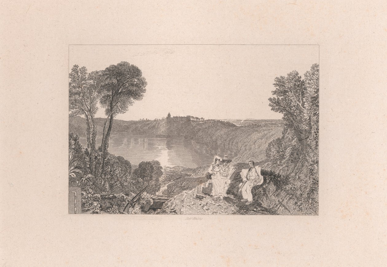 Albano Gölü by Robert Wallis