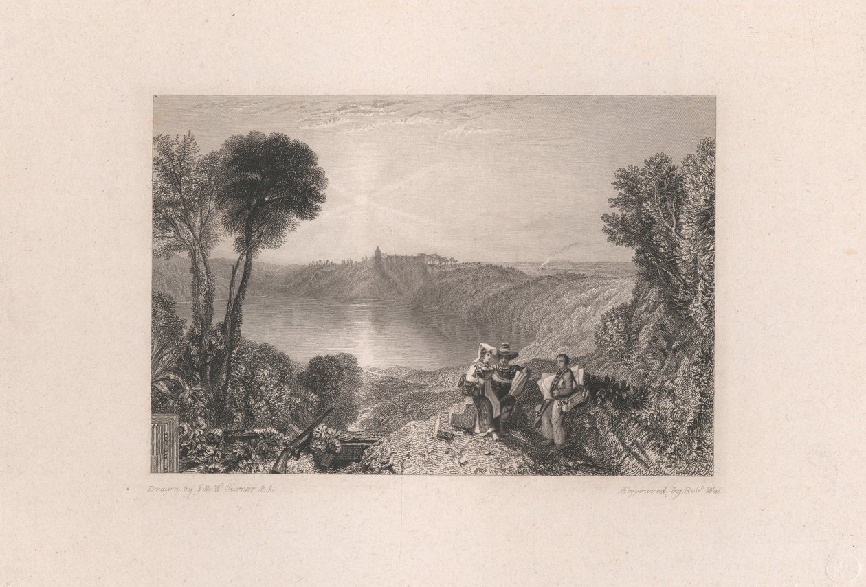 Albano Gölü by Robert Wallis