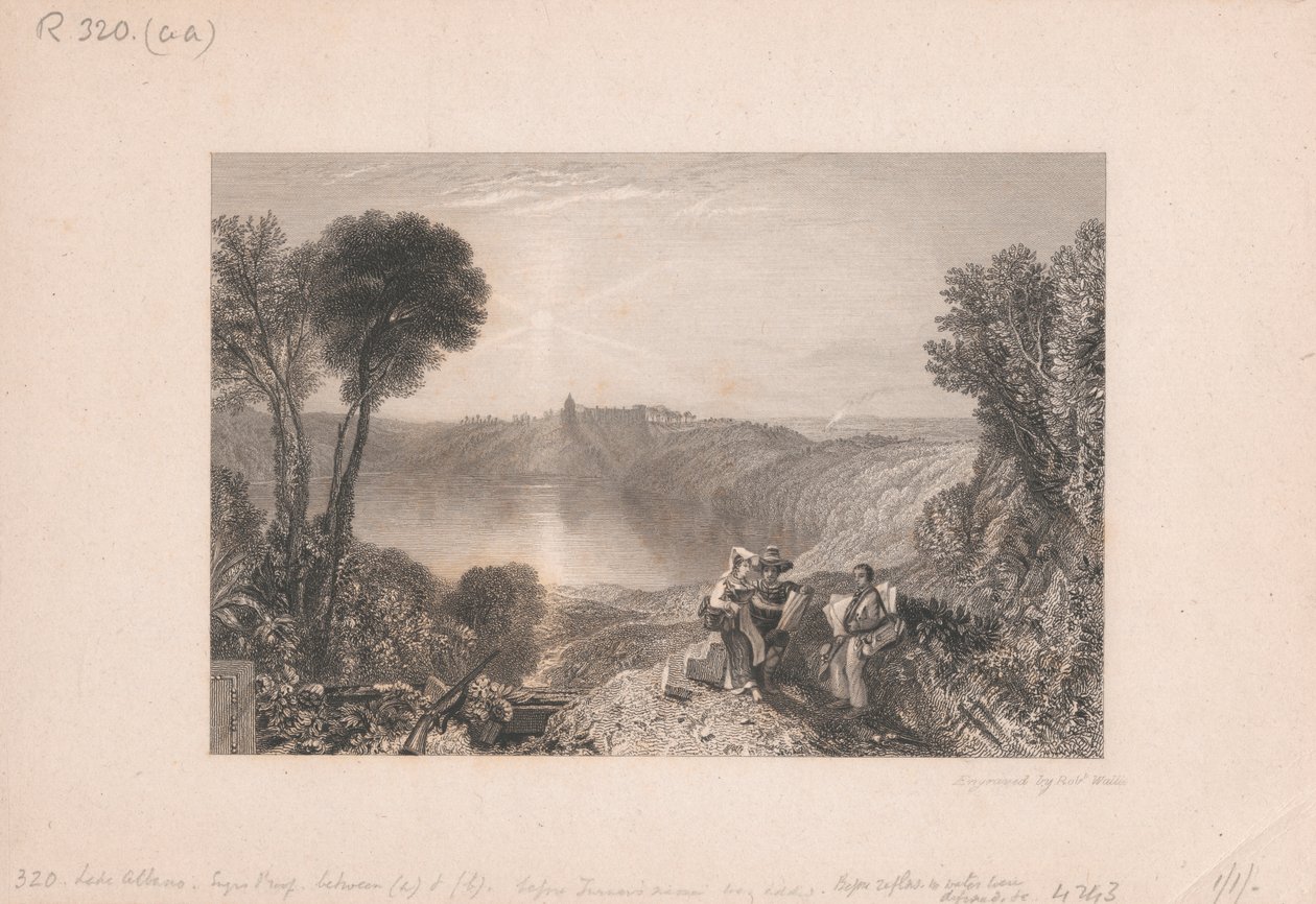 Albano Gölü by Robert Wallis