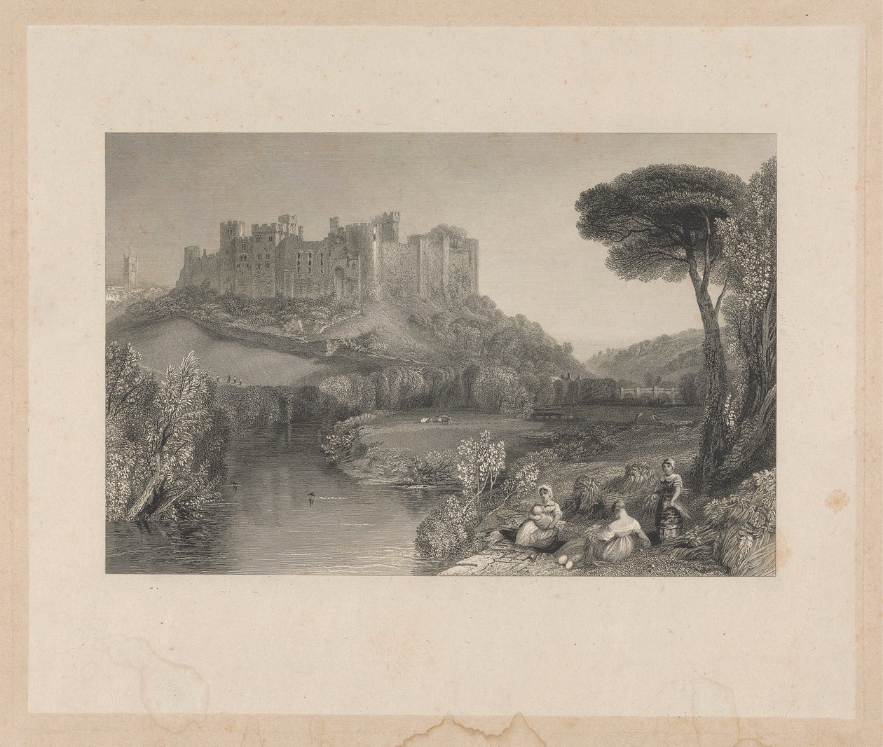 Ludlow Kalesi, Shropshire by Robert Wallis