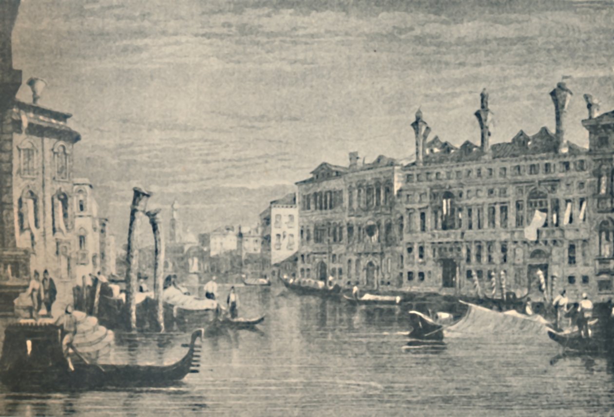 Palazzo Mocenigo, 1830, 1925. by Robert Wallis