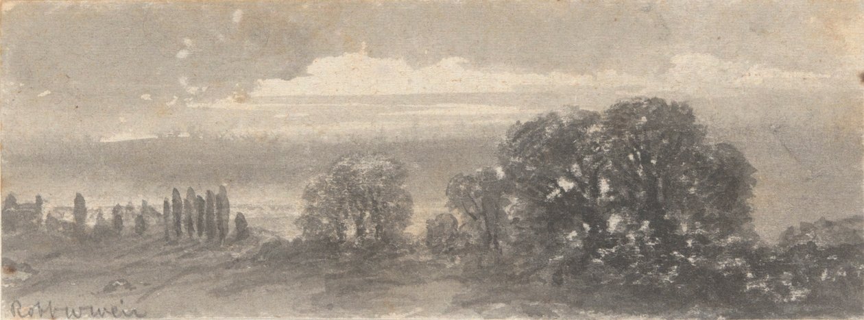 Manzara - Ağaçlar by Robert Walter Weir