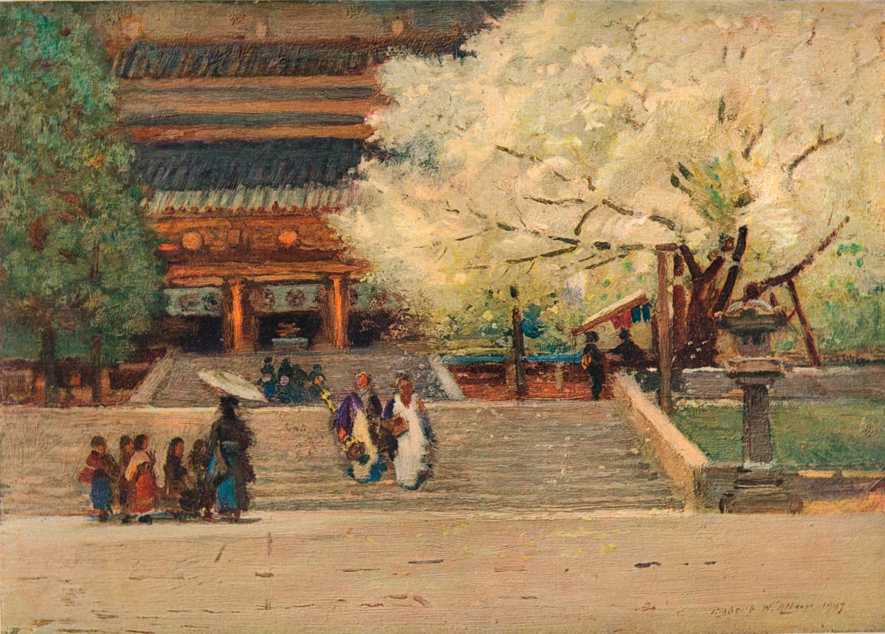 Nikko Tapınağı, Japonya, c1908 by Robert Weir Allan