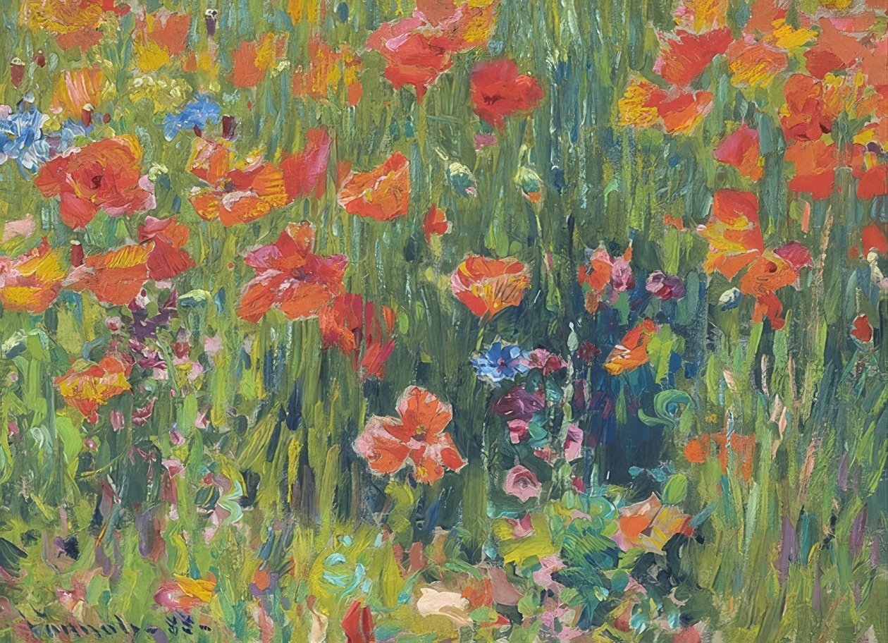 haşhaş. 1888 by Robert William Vonnoh