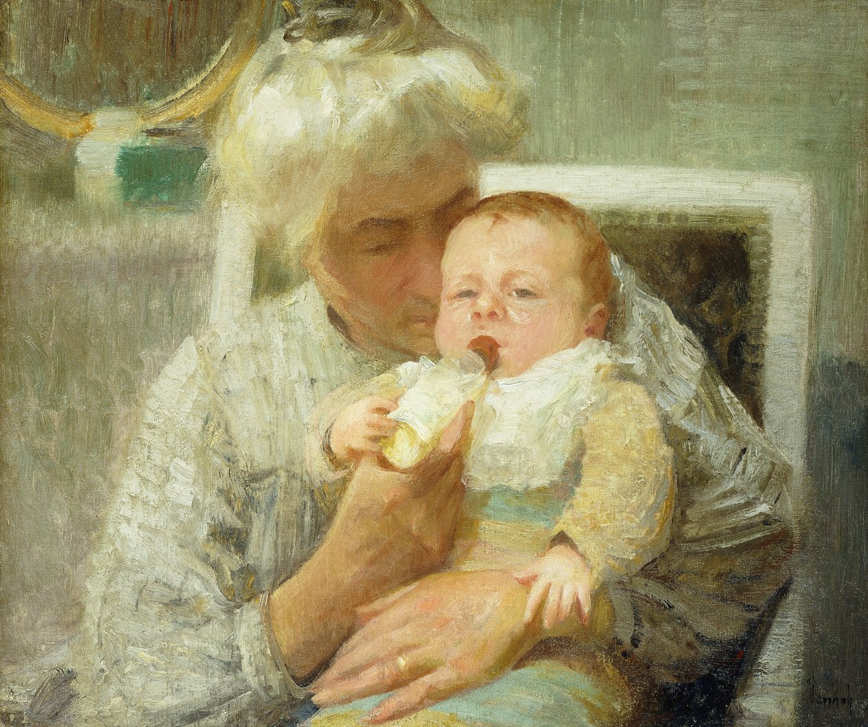 Bebeğin Şişesi by Robert William Vonnoh