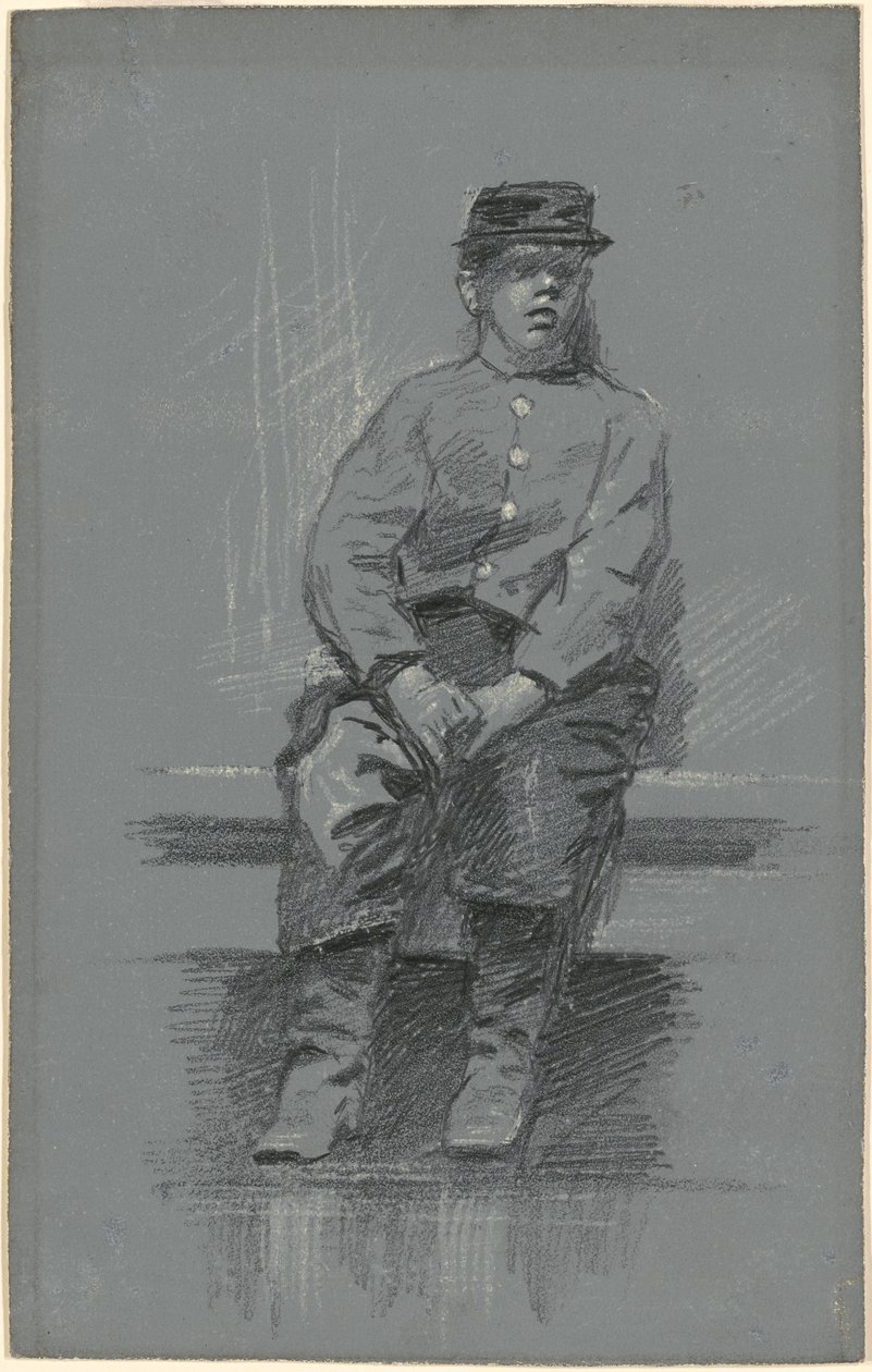 öğrenci by Robert William Vonnoh