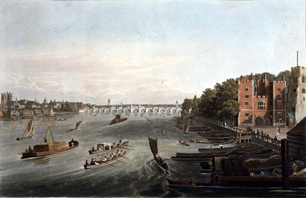 Westminster Köprüsü ve Lambeth Sarayı