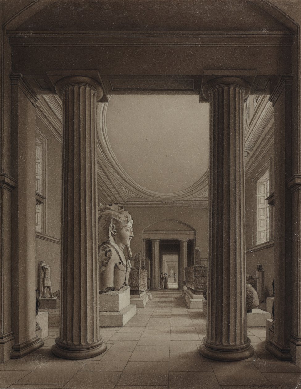 Britanya Müzesi, c.1840 by Robert the Younger Havell