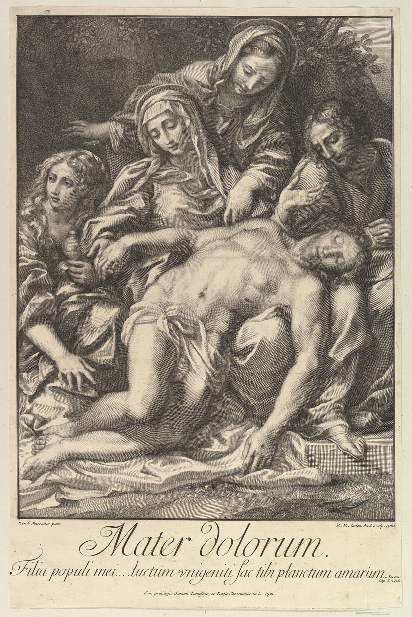 Acıların Annesi, 1701 by Robert van Audenaerde
