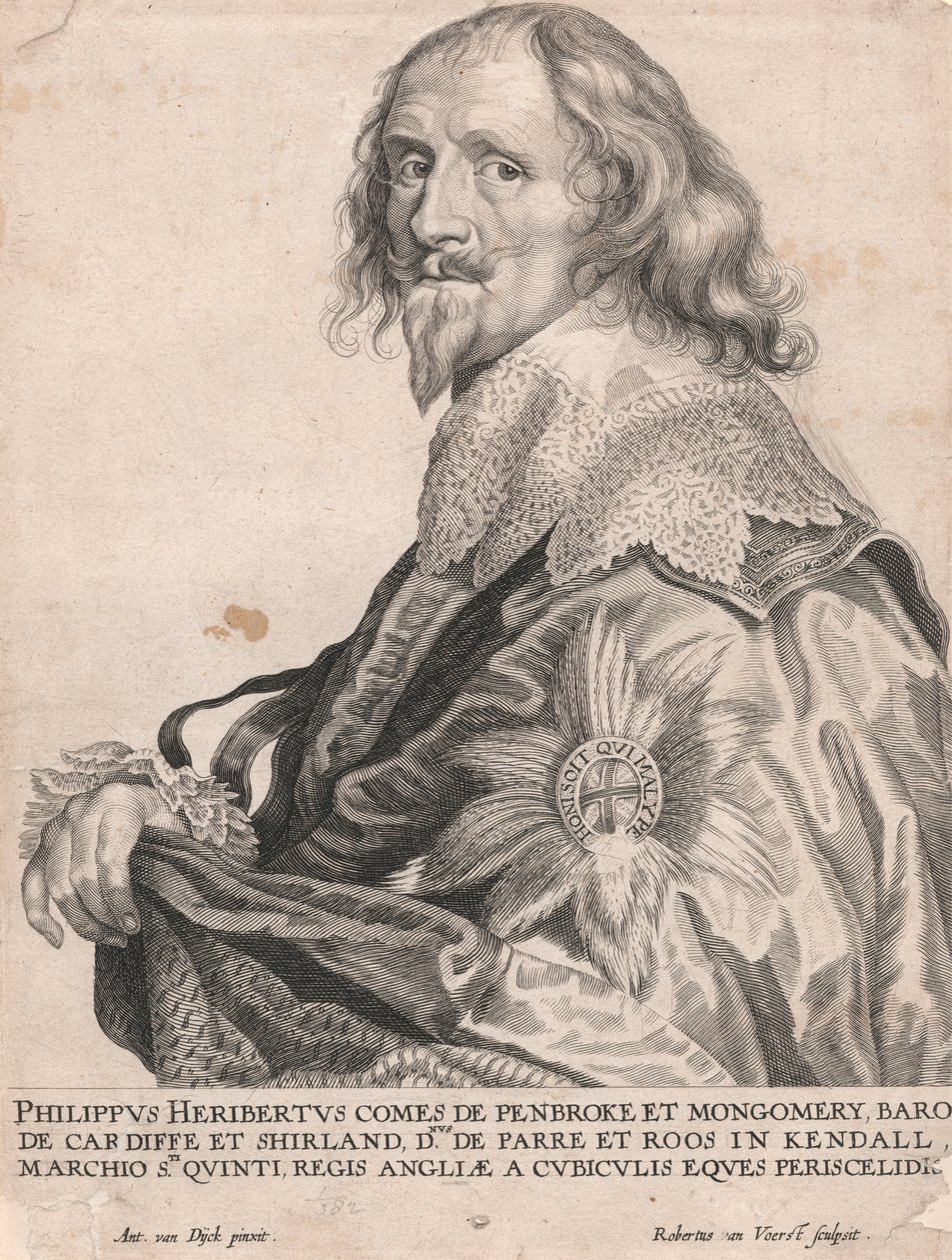 Philip Herbert, Penbroke ve Montgomery Kontu, Cardiff ve Shirland Baronu... by Robert van Voerst