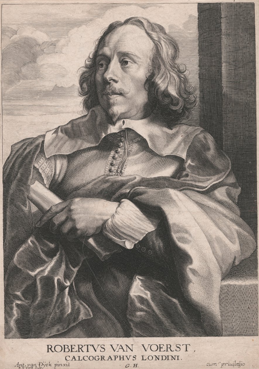 Robert van Voerst, Londralı oymacı by Robert van Voerst