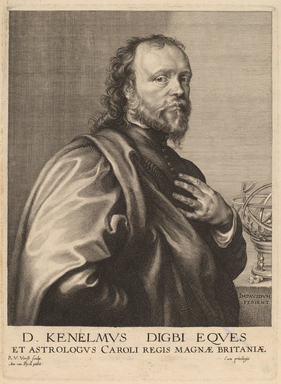 Sör Kenelm Digby by Robert van Voerst after Sir Anthony