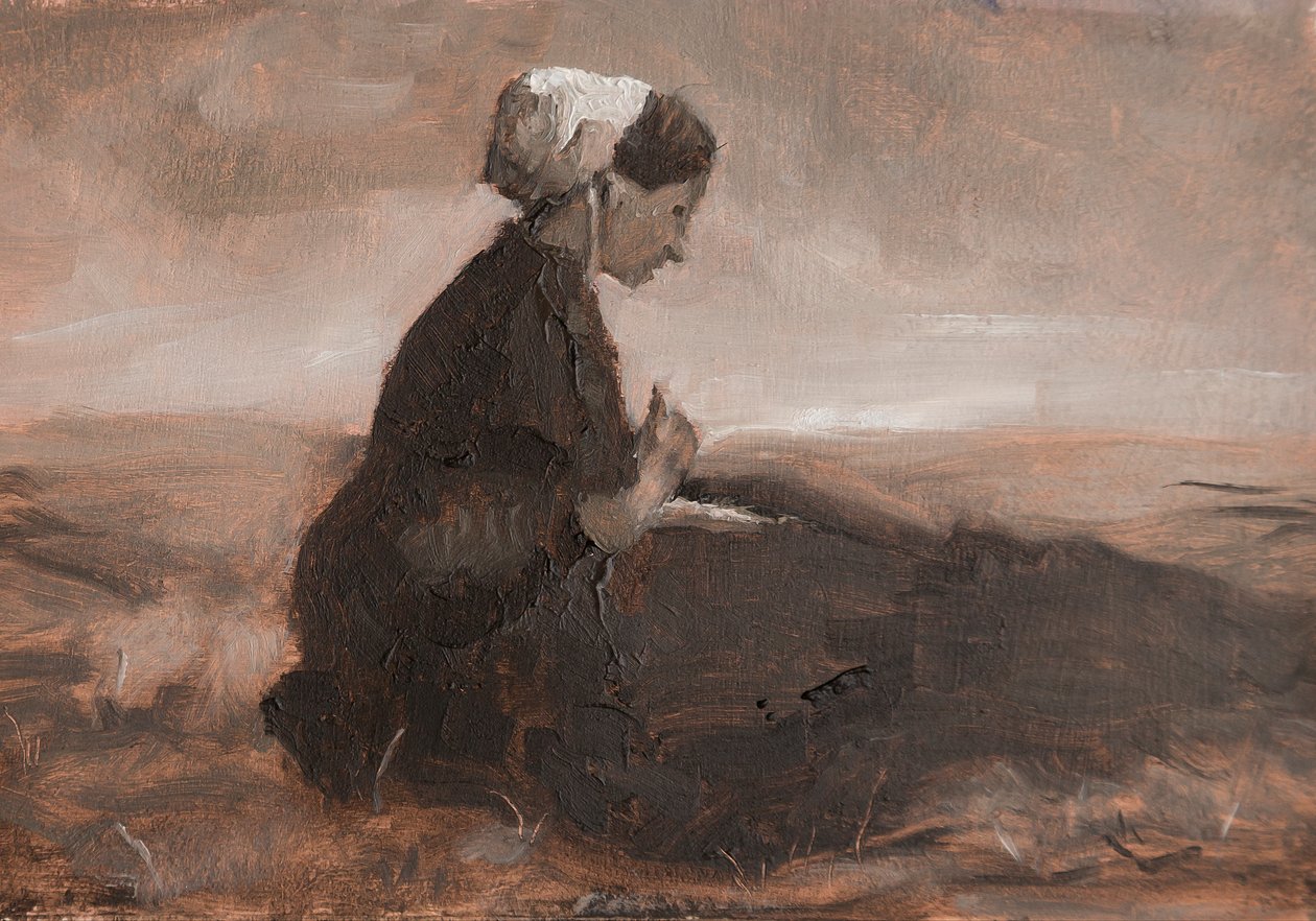 Ağları Onarmak, 2023 (kağıt üzerine yağlıboya) by Roberta Murray