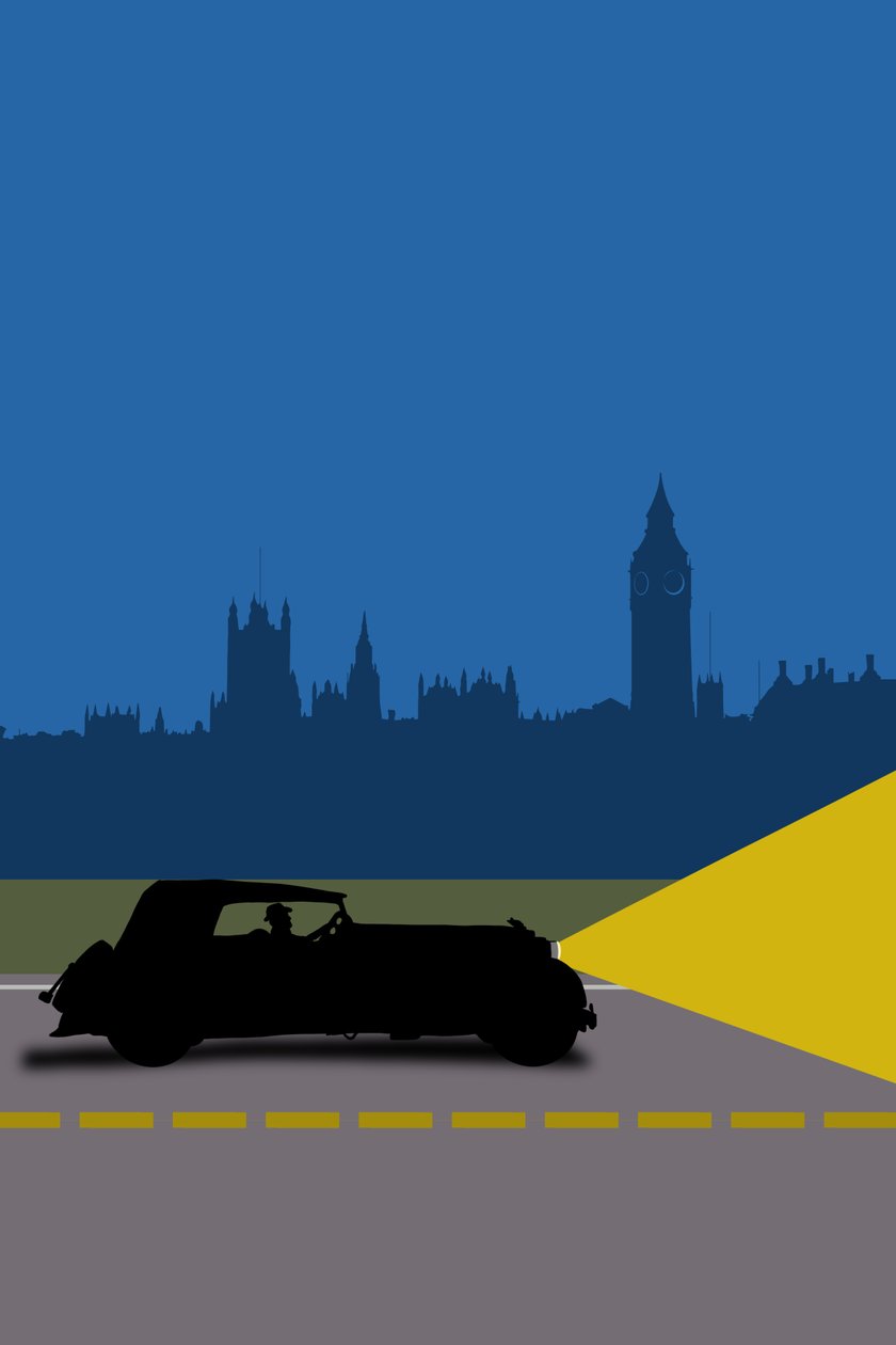 The Bentley, 2022 (dijital) by Roberta Murray