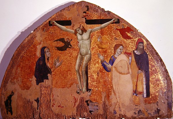 Çarmıha germe (panelde tempera) by Roberto d Oderisi