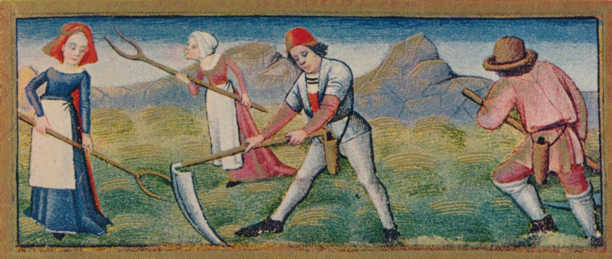 Haziran - biçme, 15. yüzyıl, 1939. by Robinet Testard