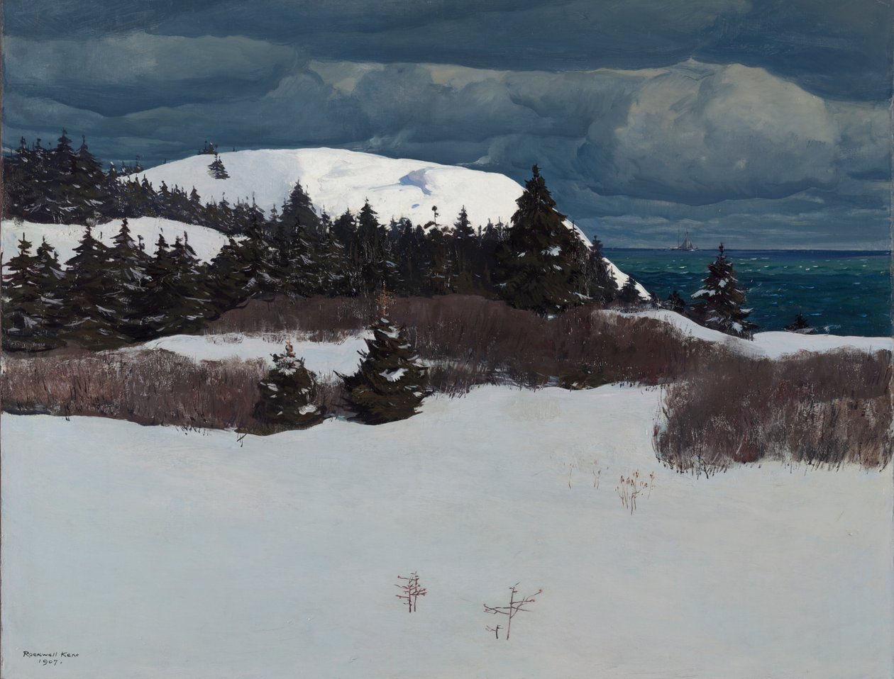 Maine Sahili by Rockwell Kent