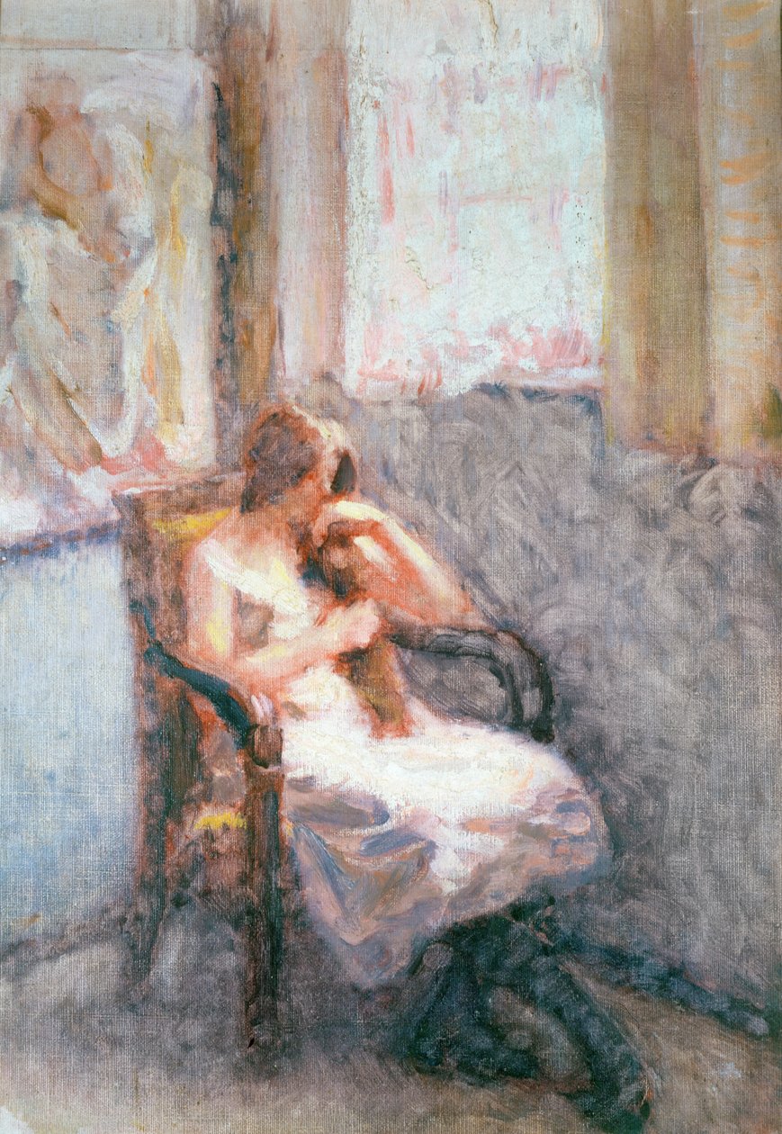 Pencerenin Yanındaki Kız by Roderic O Conor
