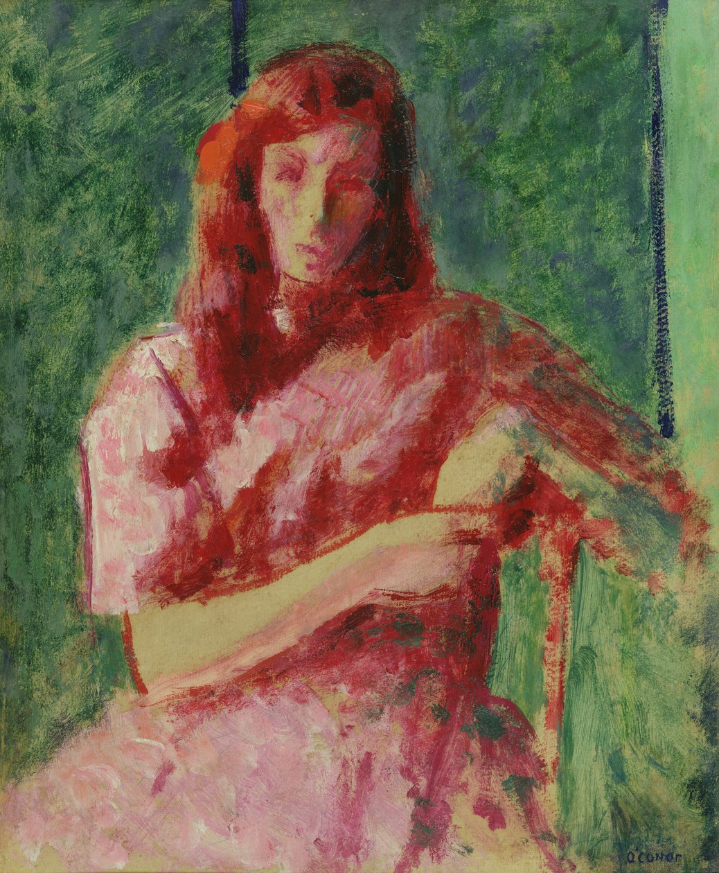 Üzgün Bir Genç Kız (Kızıl Hanım) by Roderic OConor