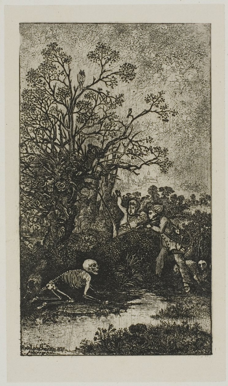 Avcılar Ölümden Şaşırdı by Rodolphe Bresdin