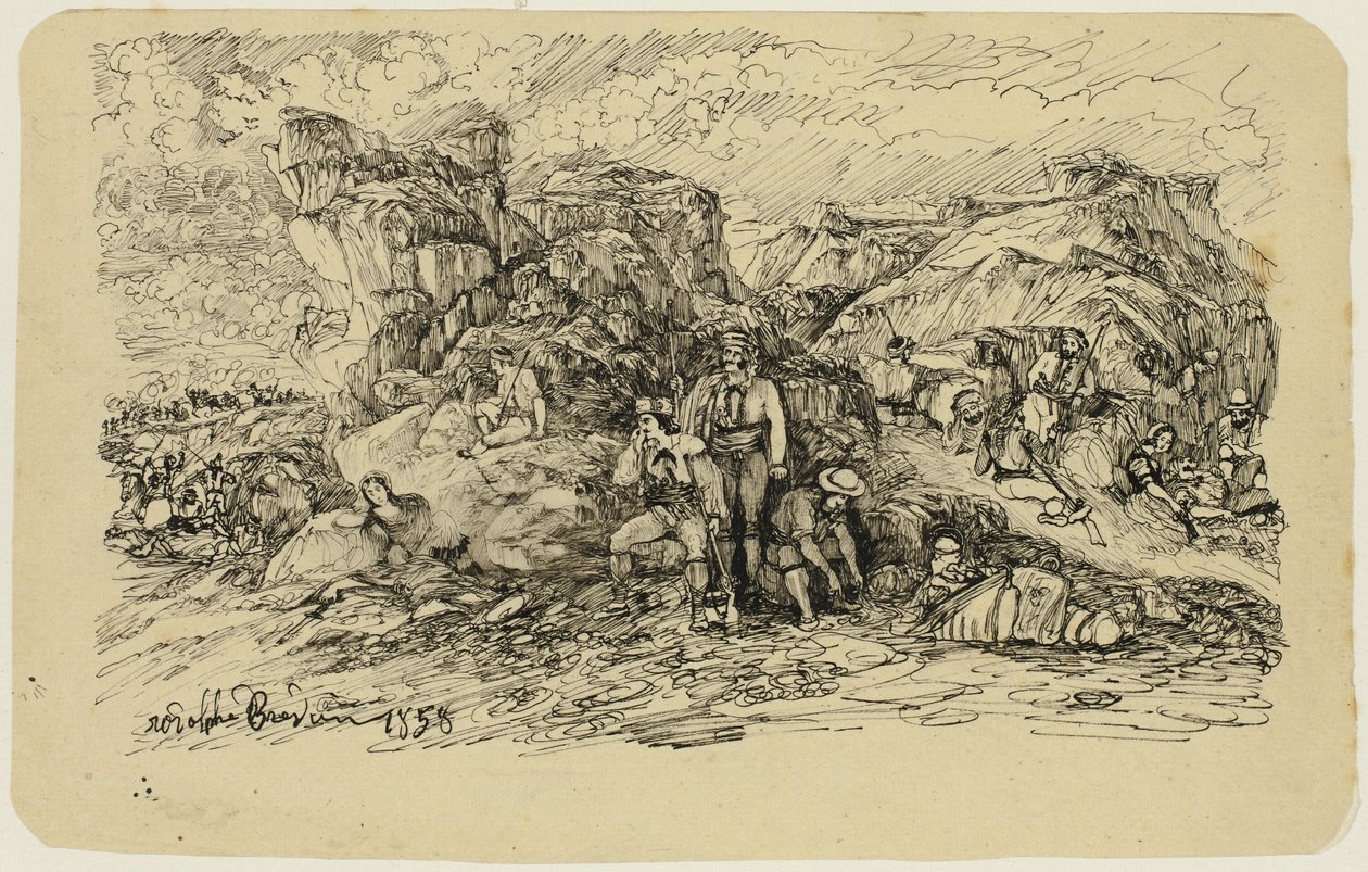 Kaçakçılar by Rodolphe Bresdin