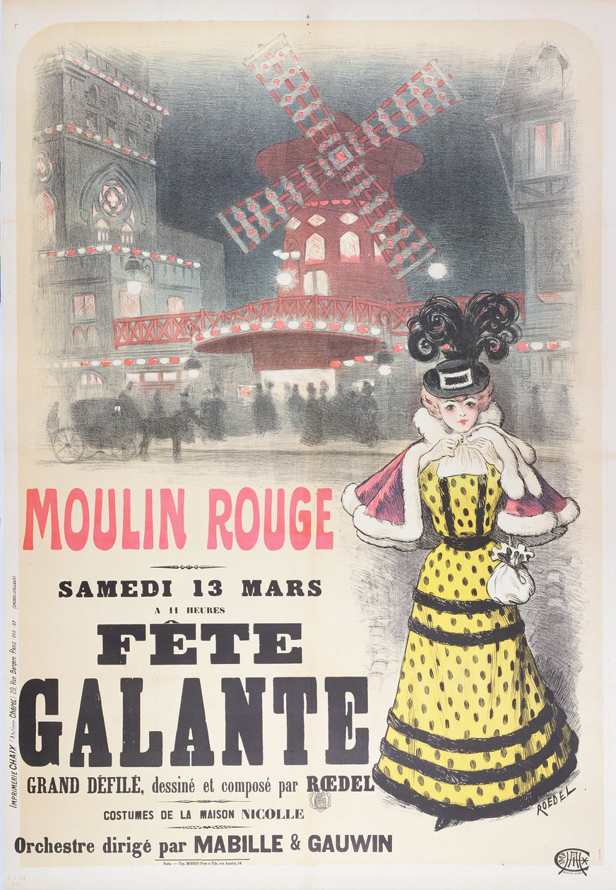 Moulin Rouge, Montmartre, Paris