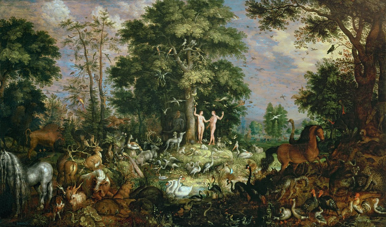 Cennet Bahçesi by Roelandt Jacobsz. Savery