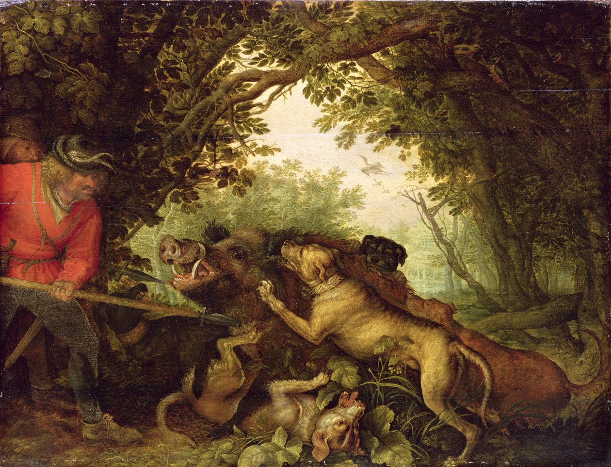 Domuz Avı, 1611 by Roelandt Jacobsz. Savery