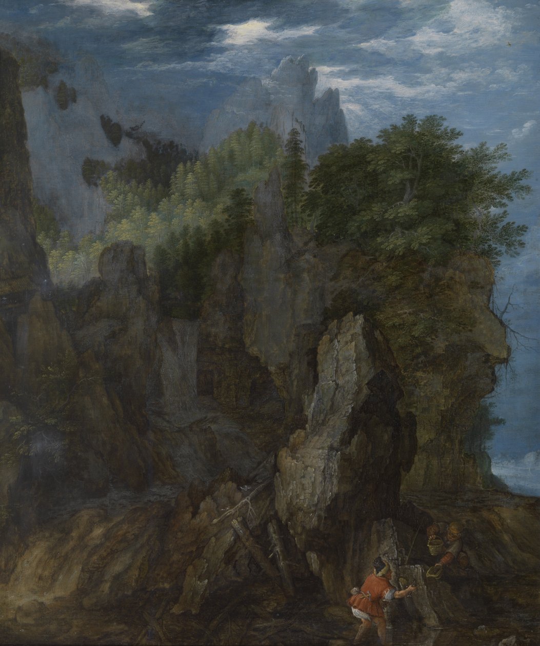 Kerevit Balıkçıları, c.1608 (tuval üzerine yağlı boya) by Roelandt Jacobsz. Savery