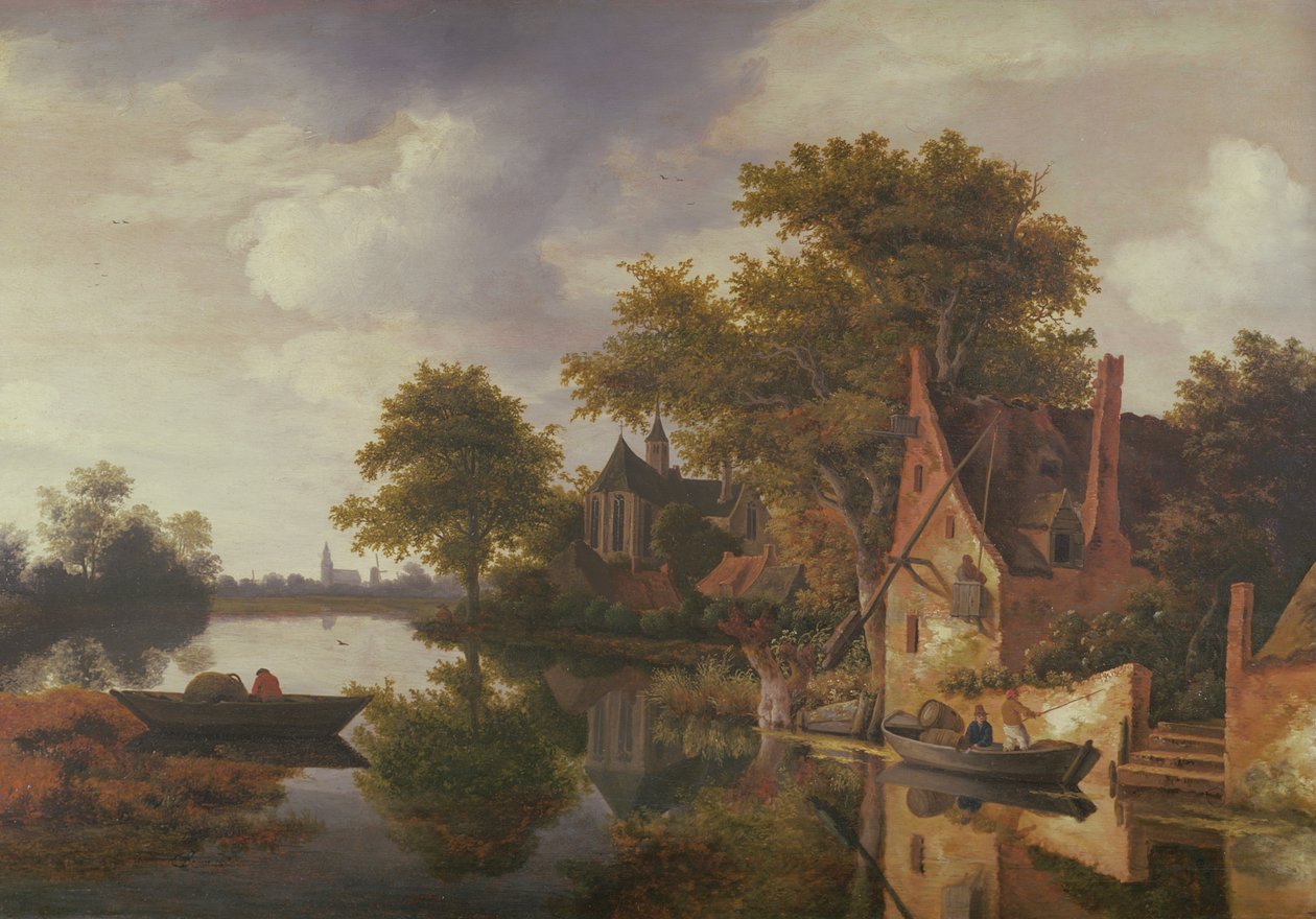 Nehir Manzarası by Roelof Van Vries